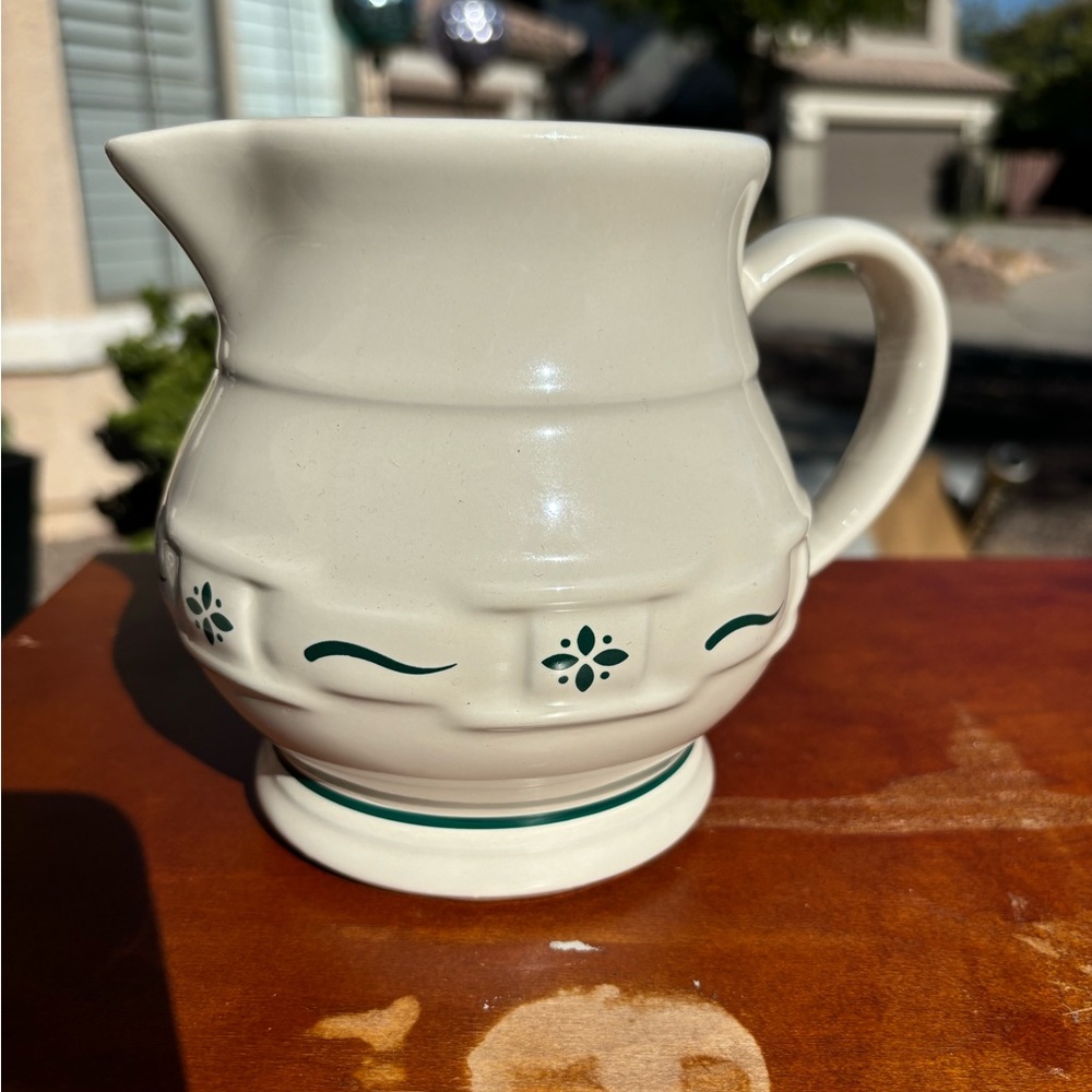 Longaberger water pitcher
